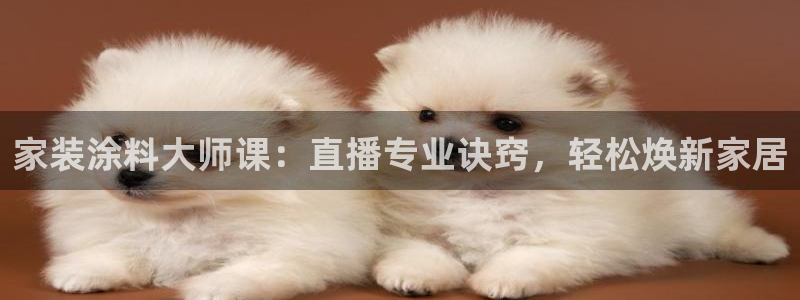 和记登陆：家装涂料大师课：直播专业诀窍，轻松焕新家居