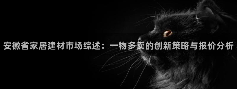 和记ag旗舰：安徽省家居建材市场综述：一物多卖的创新策略与报价分析