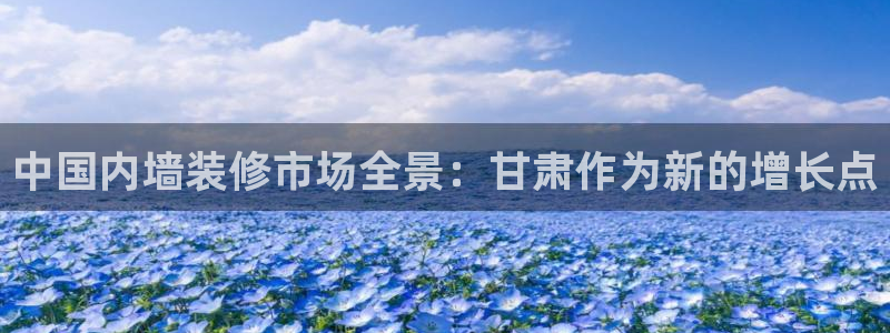 和记平台登录：中国内墙装修市场全景：甘肃作为新的增长点