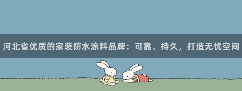 和记平台登陆：河北省优质的家装防水涂料品牌：可靠、持久，打造