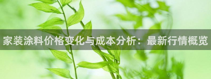 和记最新官方网址：家装涂料价格变化与成本分析：最新行情概览